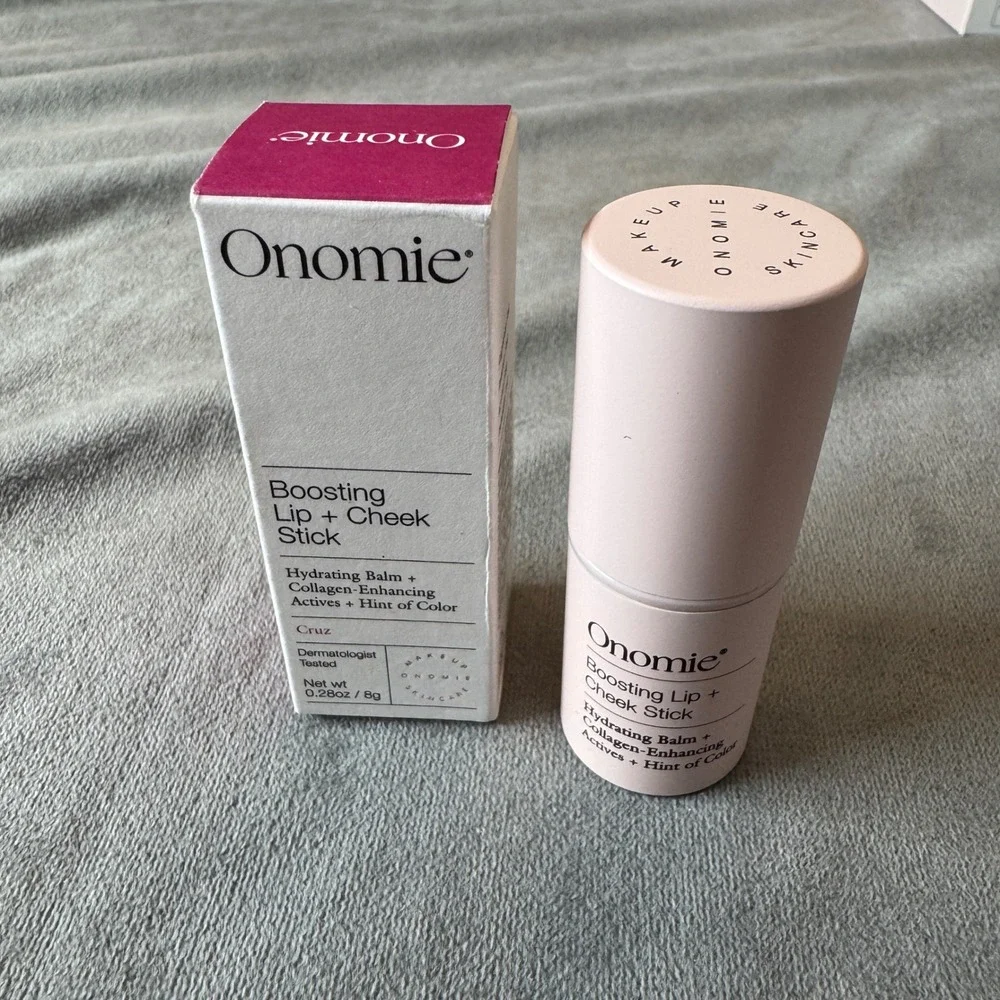 Onomie Boosting Lip + Cheek Stick 8g Cruz Berry Hydrating Glow Minimalist